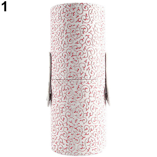 POP Maquillaje de cuero Cepillo Porta bolígrafos Almacenamiento Vacío Titular Bolsa de maquillaje Pinceles Organizador Cosmético Taza Estuche