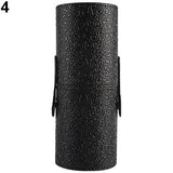 POP Maquillaje de cuero Cepillo Porta bolígrafos Almacenamiento Vacío Titular Bolsa de maquillaje Pinceles Organizador Cosmético Taza Estuche