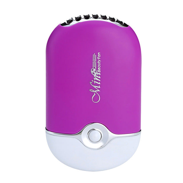 Mini USB Pestaña Ventilador Aire acondicionado Soplador Pegamento Pestañas injertadas Secadora dedicada Herramienta de belleza