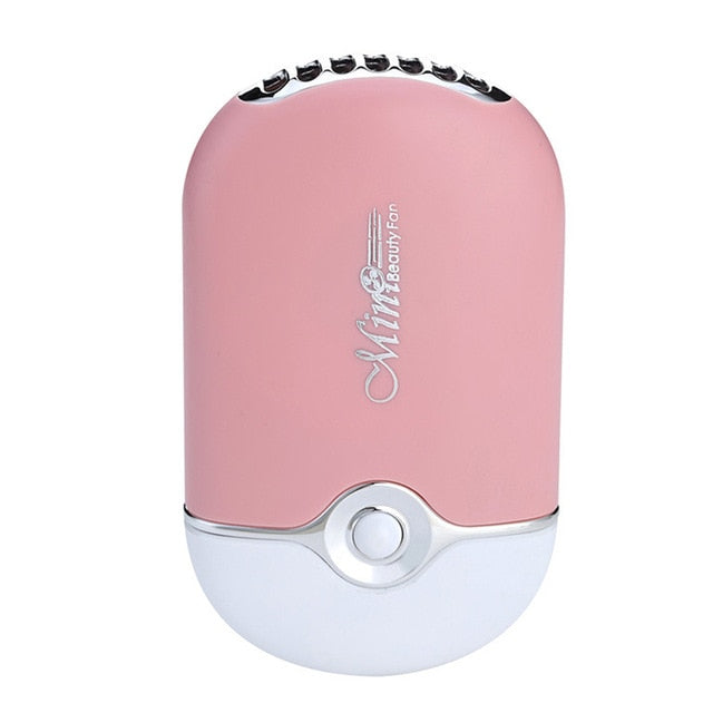 Mini USB Pestaña Ventilador Aire acondicionado Soplador Pegamento Pestañas injertadas Secadora dedicada Herramienta de belleza