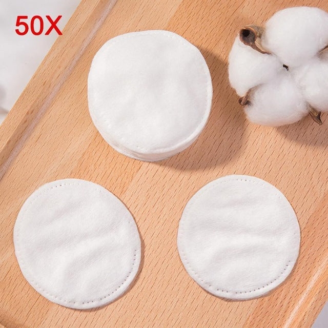 Acrílico Portátil Ronda Contenedor Caja de almacenamiento Organizador de maquillaje Algodón y almohadilla Caja Cosméticos Swab Q-tip Holder Venta al por mayor