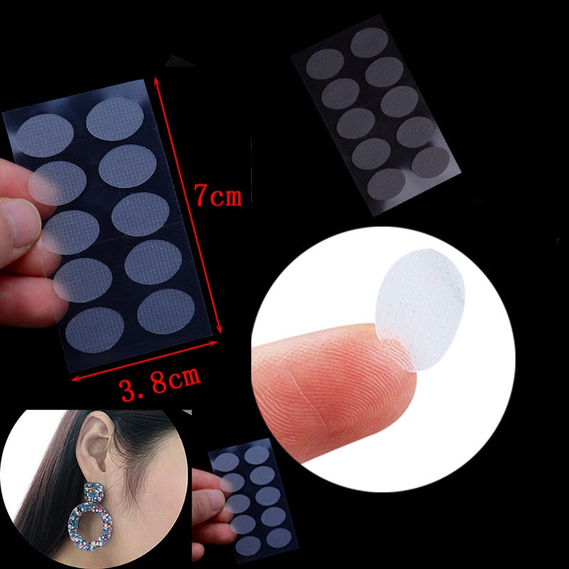 100 piezas de elevación invisible del oído para la cinta de soporte del lóbulo de la oreja perfecta para los lóbulos de las orejas estiradas o rasgadas alivia la tensión de los pendientes pesados