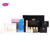 Envío de la gota Kit de elevación de pestañas permanente permanente Kit de maquillaje de pestañas Emine de maquillaje Versión mejorada El kit de elevación de pestañas puede hacer su logotipo